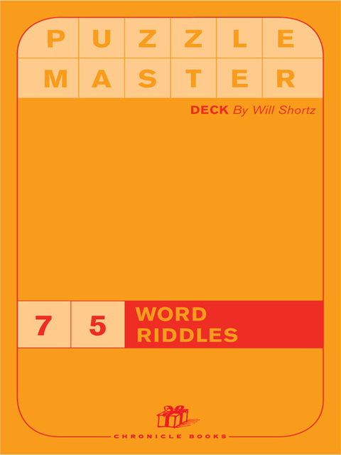 Cover image for book Puzzlemaster Deck: 75 Word Riddles