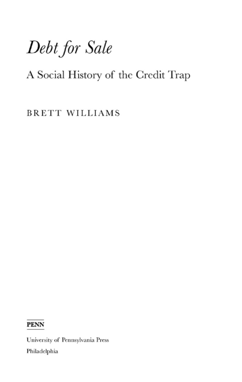 Cover image for book Debt for Sale