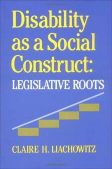 Cover image for book Disability as a Social Construct