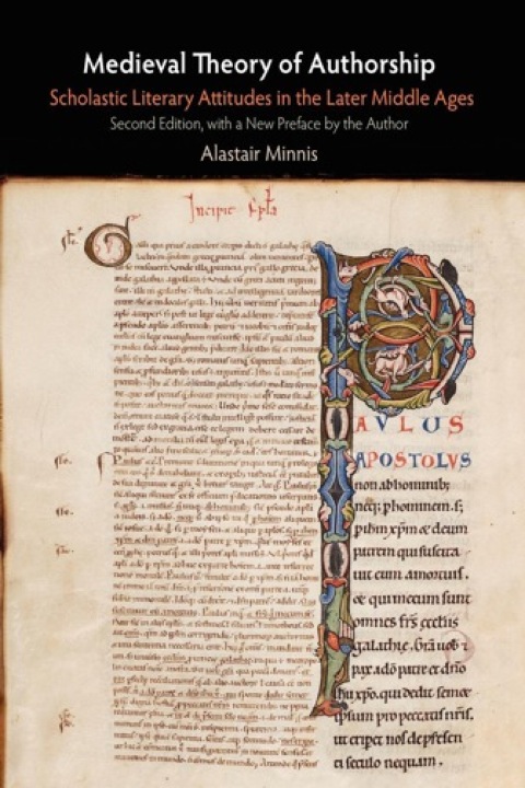 Cover image for book Medieval Theory of Authorship
