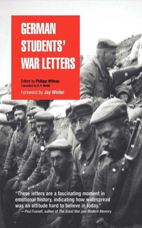Cover image for book German Students' War Letters