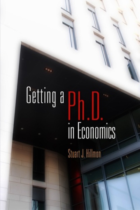Cover image for book Getting a PhD in Economics