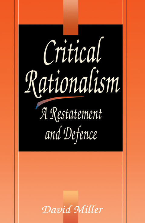 Cover image for book Critical Rationalism