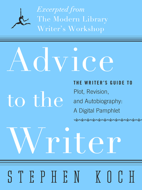 Cover image for book Advice to the Writer