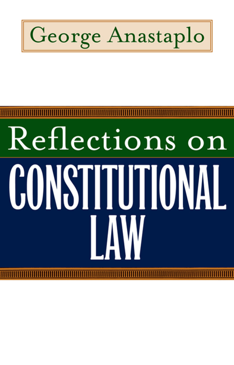 Cover image for book Reflections on Constitutional Law
