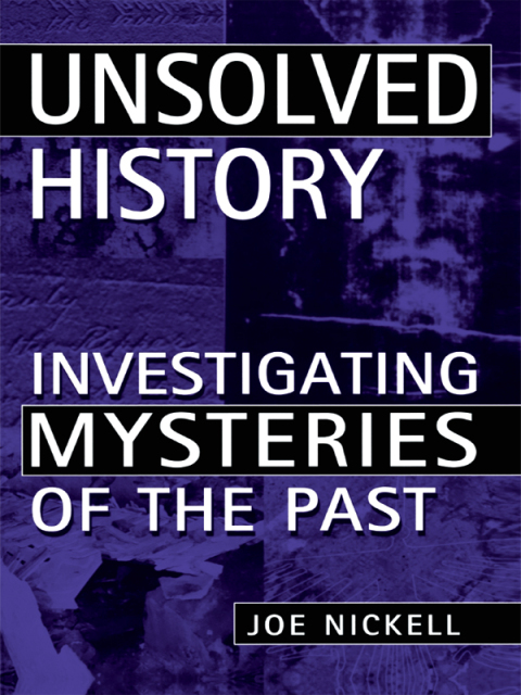 Cover image for book Unsolved History