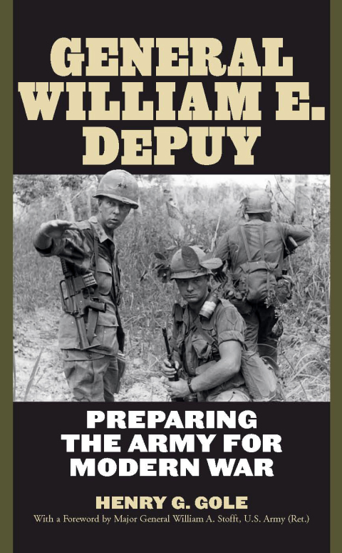 Cover image for book General William E. DePuy