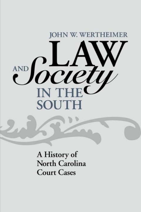 Cover image for book Law and Society in the South