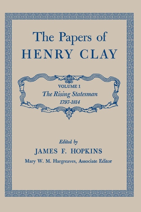 Cover image for book The Papers of Henry Clay