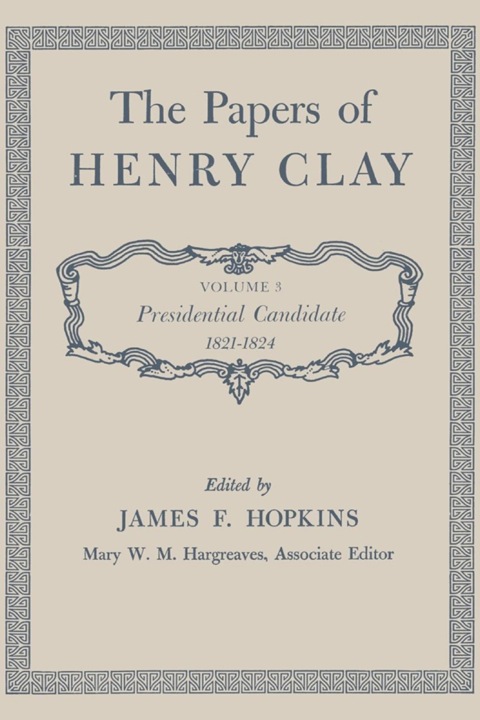 Cover image for book The Papers of Henry Clay