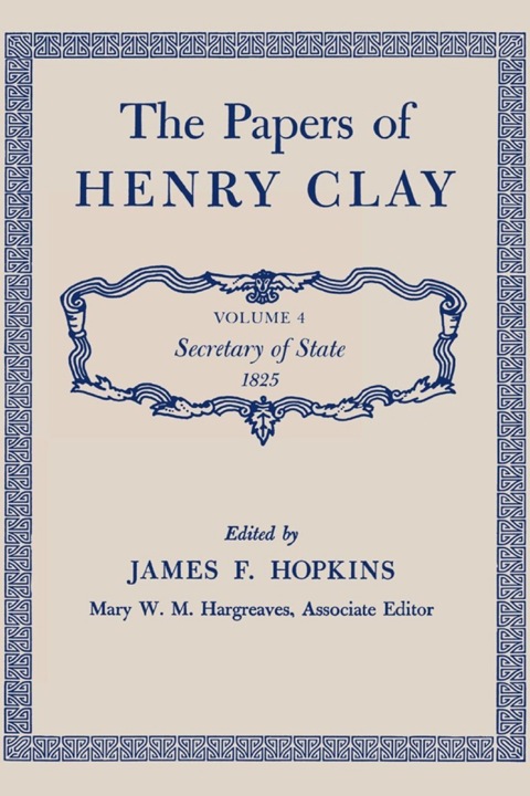 Cover image for book The Papers of Henry Clay