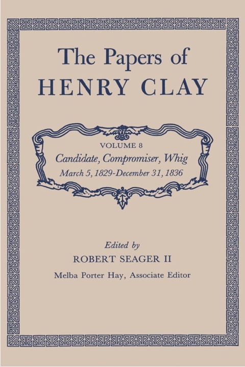 Cover image for book The Papers of Henry Clay