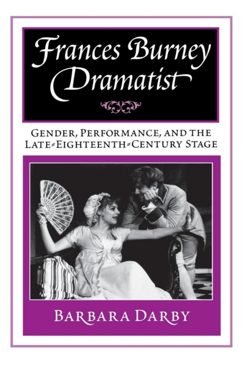 Cover image for book Frances Burney, Dramatist