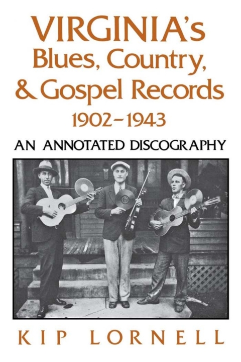 Cover image for book Virginia's Blues, Country, and Gospel Records, 1902-1943