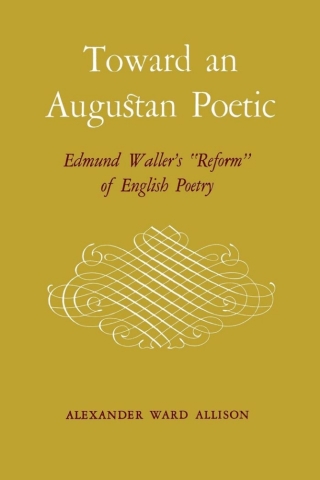 Toward an Augustan Poetic