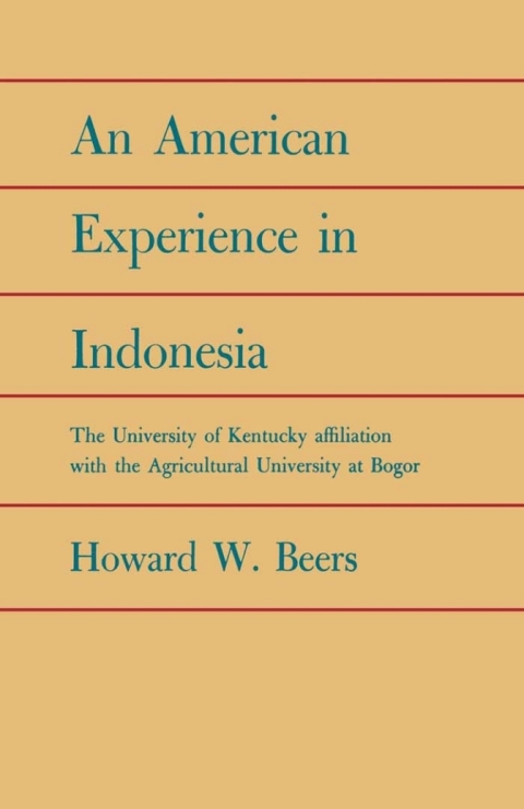 Cover image for book An American Experience in Indonesia