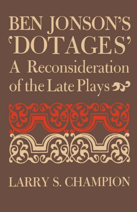 Cover image for book Ben Jonson's 'Dotages'