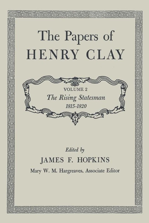 Cover image for book The Papers of Henry Clay