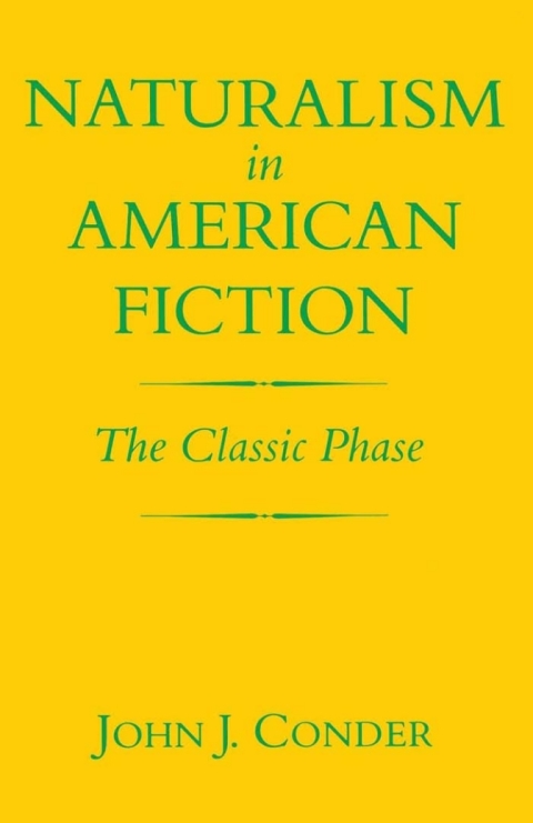 Cover image for book Naturalism in American Fiction