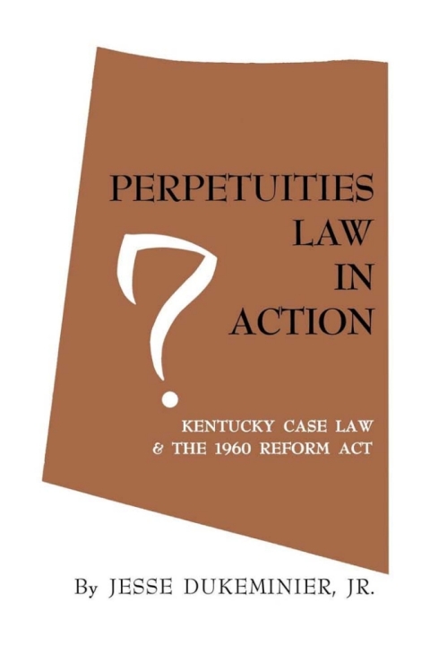 Cover image for book Perpetuities Law in Action
