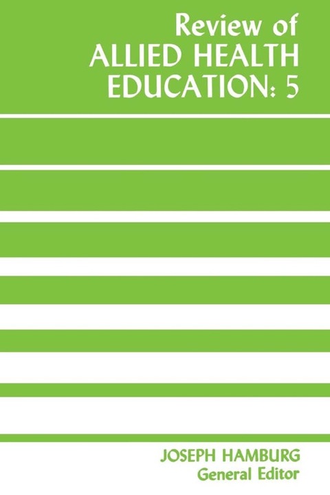 Cover image for book Review of Allied Health Education: 5