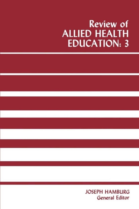 Cover image for book Review of Allied Health Education: 3