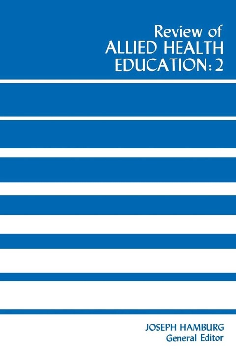 Cover image for book Review of Allied Health Education: 2