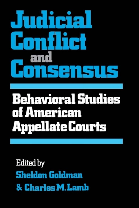 Cover image for book Judicial Conflict and Consensus