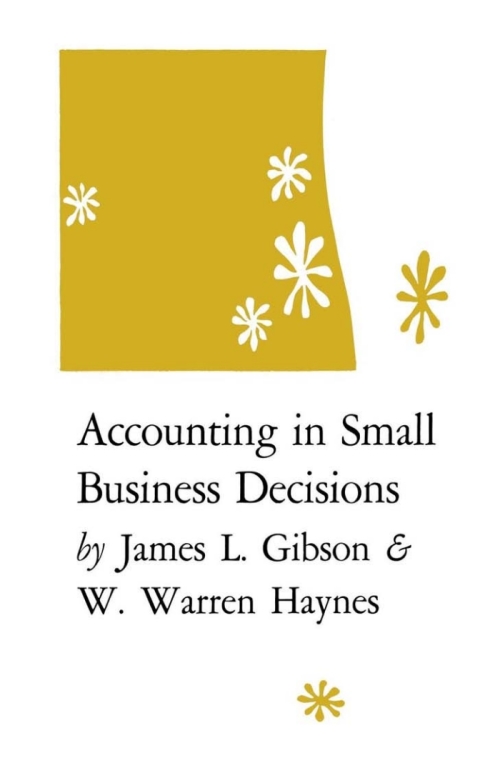 Cover image for book Accounting in Small Business Decisions