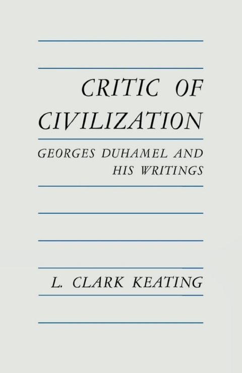 Cover image for book Critic of Civilization
