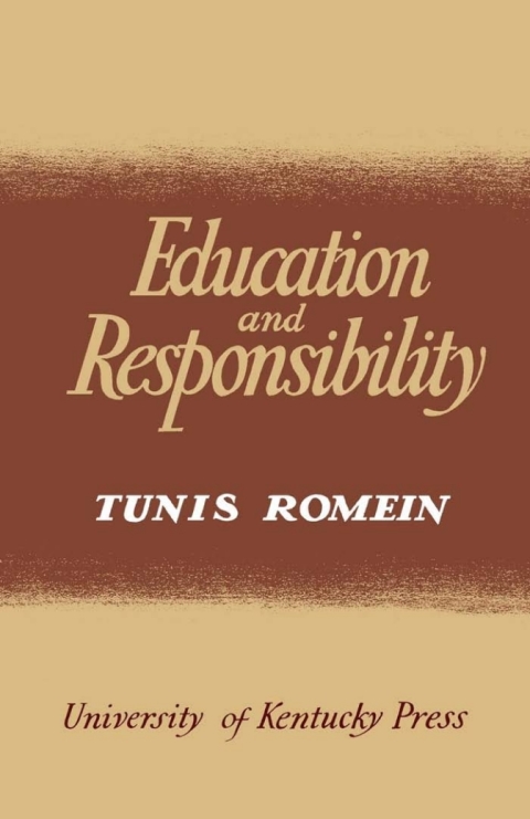 Cover image for book Education and Responsibility