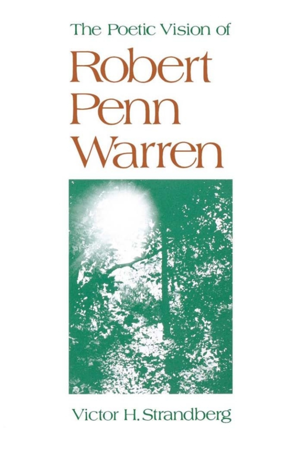 The Poetic Vision of Robert Penn Warren (eBook) - Victor H. Strandberg