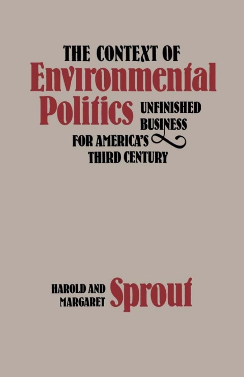 Cover image for book The Context of Environmental Politics
