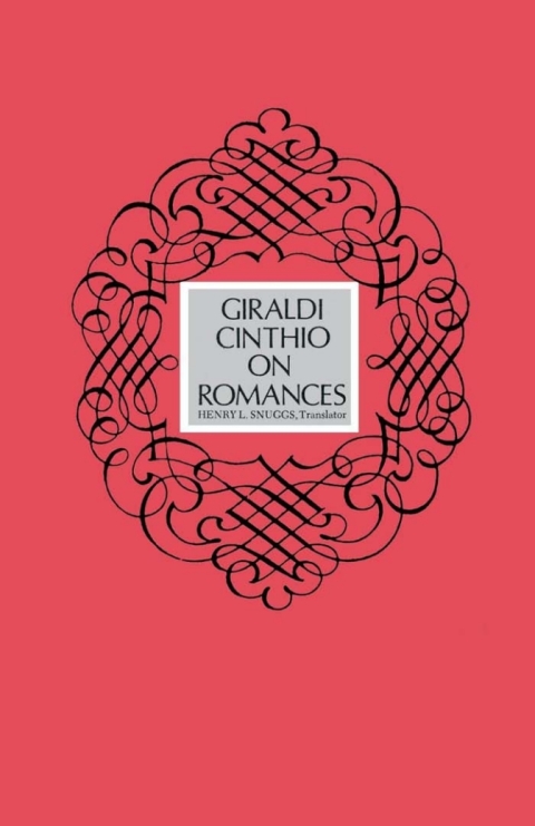 Cover image for book Giraldi Cinthio on Romances