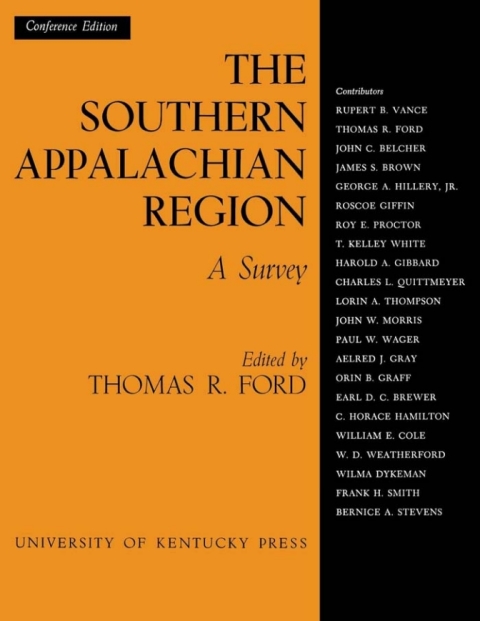 Cover image for book The Southern Appalachian Region