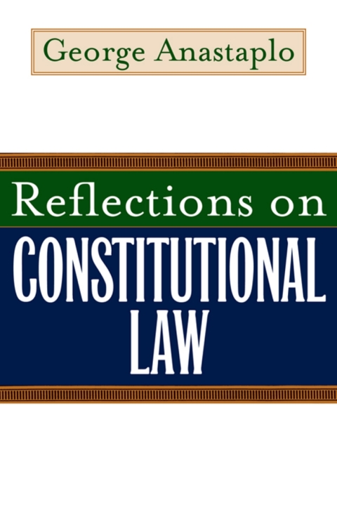 Cover image for book Reflections on Constitutional Law
