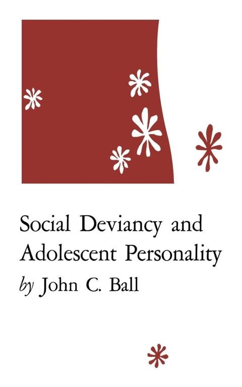 Cover image for book Social Deviancy and Adolescent Personality