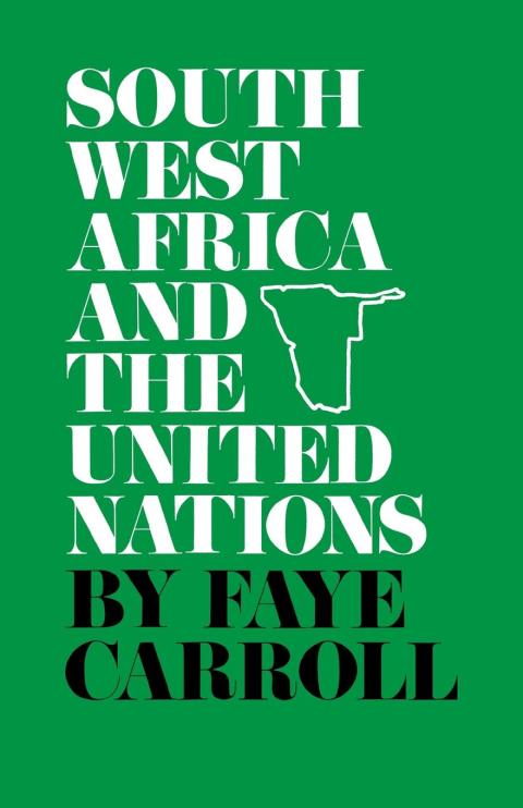 Cover image for book South West Africa and the United Nations