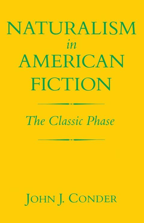 Cover image for book Naturalism in American Fiction