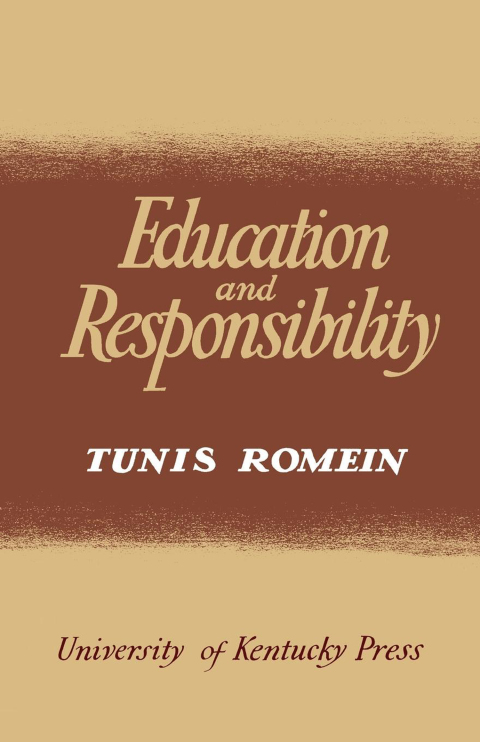 Cover image for book Education and Responsibility