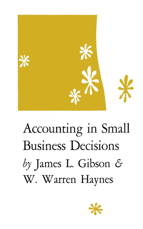 Cover image for book Accounting in Small Business Decisions