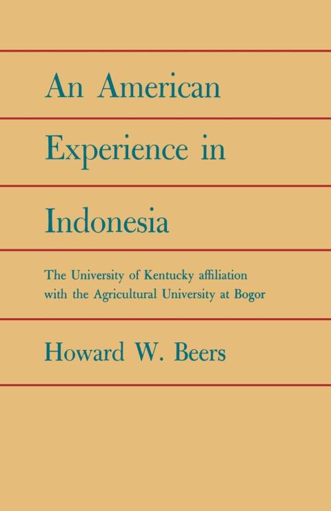 Cover image for book An American Experience in Indonesia