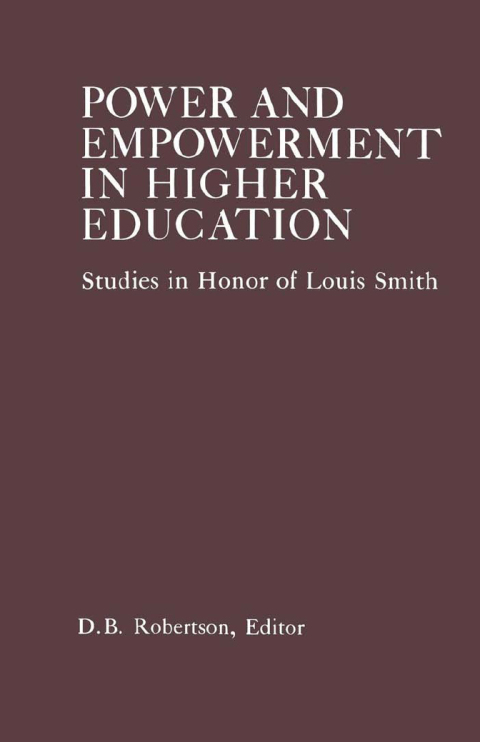 Cover image for book Power and Empowerment in Higher Education