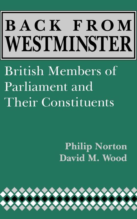 Cover image for book Back from Westminster