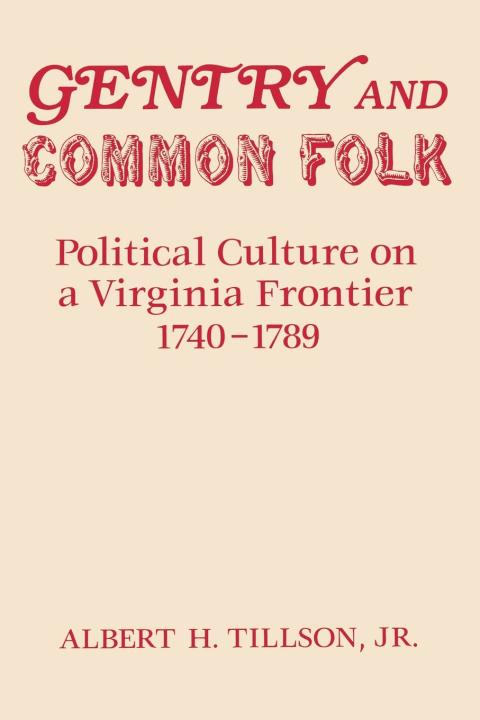 Cover image for book Gentry and Common Folk