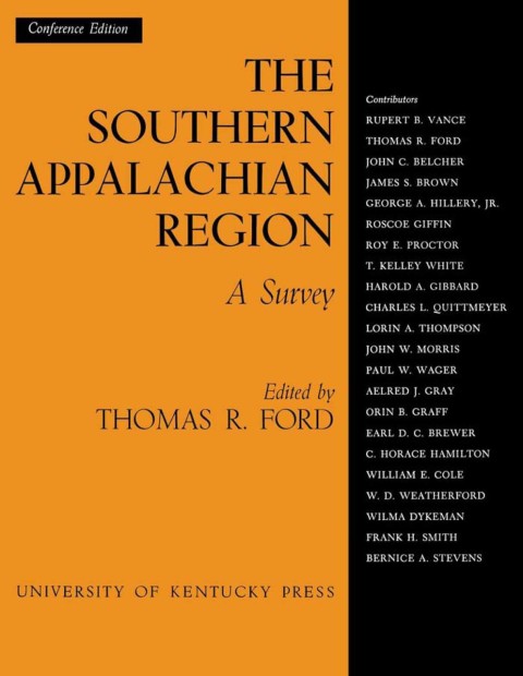 Cover image for book The Southern Appalachian Region