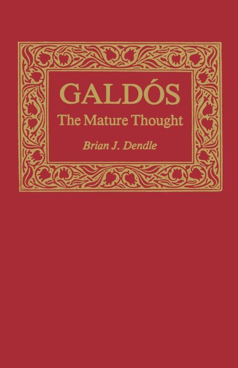 Cover image for book Galdós