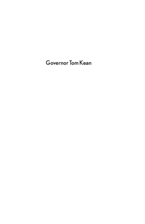 Cover image for book Governor Tom Kean