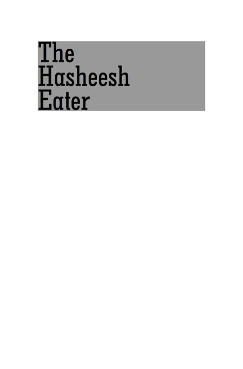Cover image for book The Hasheesh Eater