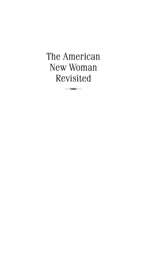 Cover image for book The American New Woman Revisited